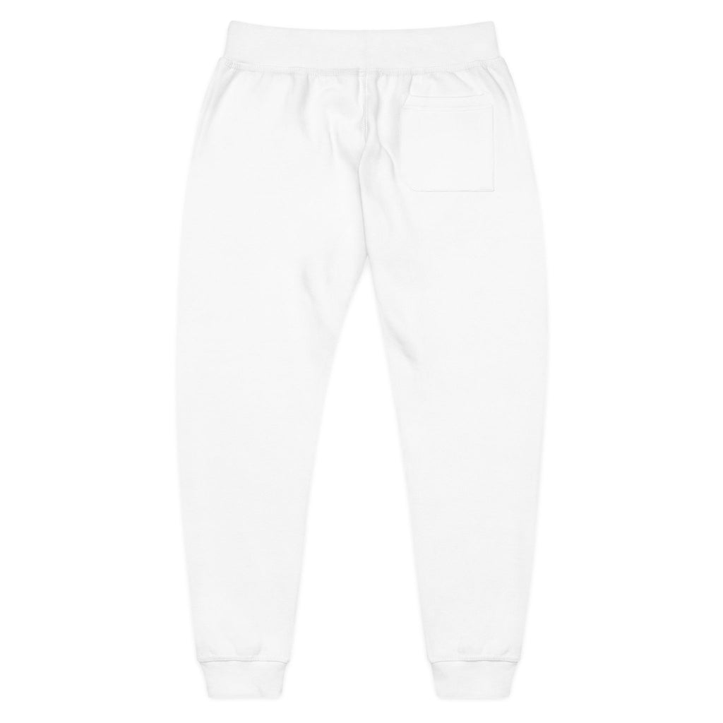 NUGSE Cozy White Fleece Joggers