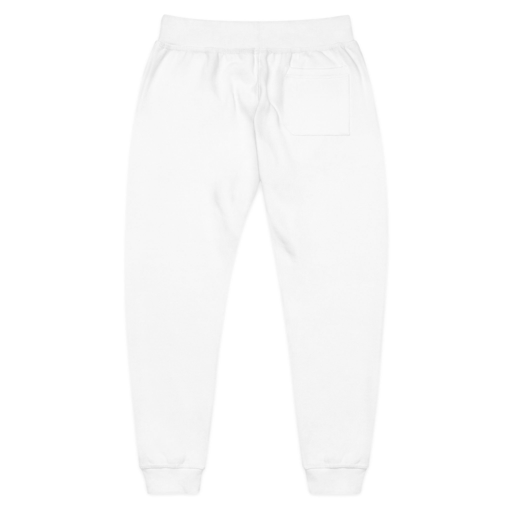 NUGSE Cozy White Fleece Joggers
